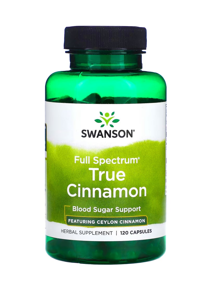 سوانسون القرفة الحقيقية كاملة الطيف ، 120 كبسولة