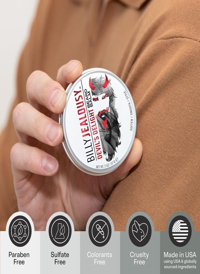 Billy Jealousy Moisturizing Strengthening & Softening Everyday Scented Beard Balm, Devil's Delight, 2 oz. - Image 3