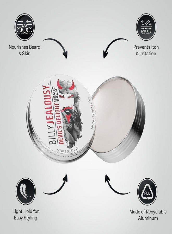 Billy Jealousy Moisturizing Strengthening & Softening Everyday Scented Beard Balm, Devil's Delight, 2 oz. - Image 4