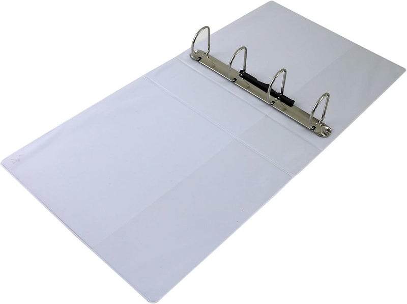 COMIX 4 Ring View Binder File 36-Pack, 50 Mm Capacity, White - Image 2