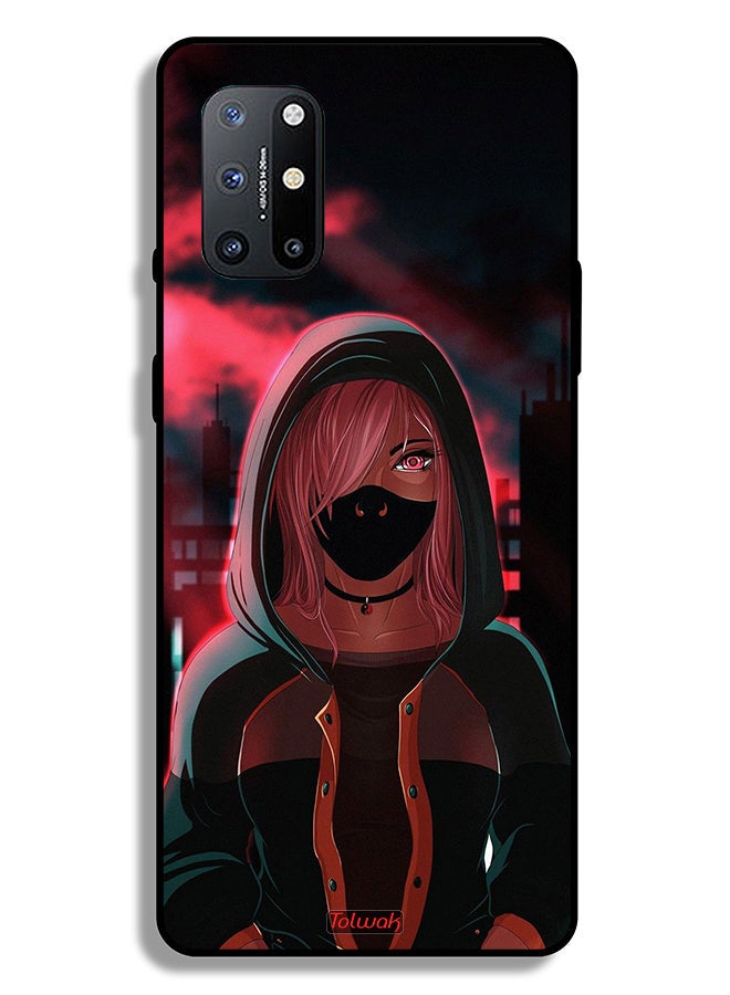 Tolwak OnePlus 8T 5G Protective Case Cover Girl Wear Mask Art - Image 2
