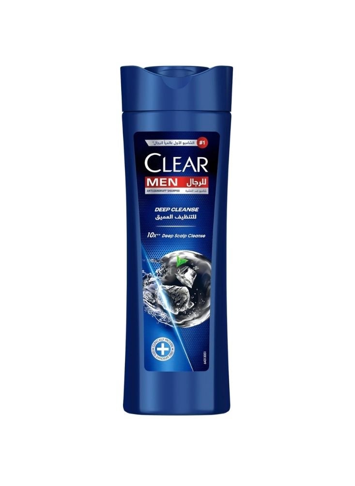 Clear Men Deep Cleanse Anti-Dandruff Shampoo – Charcoal Formula for Deep Scalp Purification - Image 1