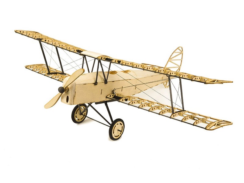 Viloga 3D Wooden Puzzles DIY Tiger Moth BiPlane Vintage Airplane Model Kit Laser Cut Balsa Wood Model Aircraft Kits to Build for Adults - Image 4