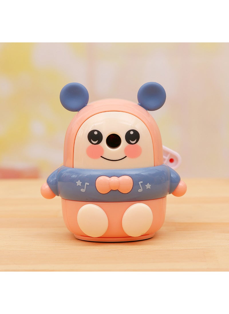 Generic - DingBang Commemorative Pencil Sharpener Automatic Feed Hand Crank Pencil Sharpener for Primary School Children Student Commemorative Second Generation Lotus Root - Image 1