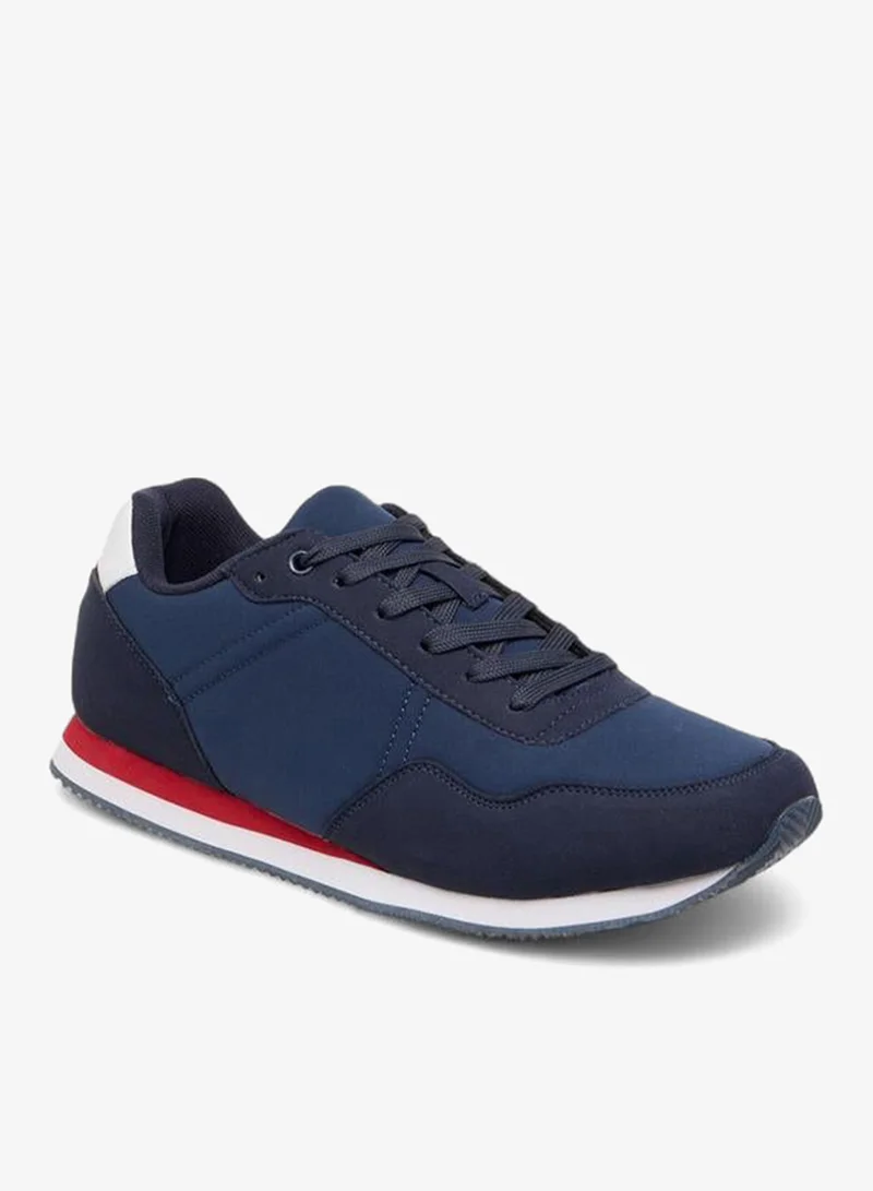 LBL By Shoexpress Panelled Lace-Up Sneakers