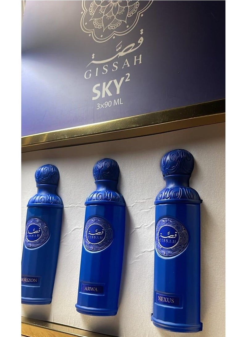 قصة بكج عطور قصة ثلاث قطع 90مل*3 - Image 1