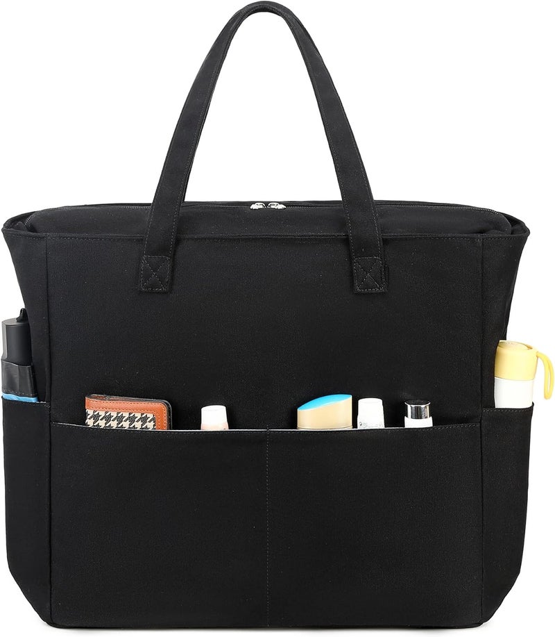 LEDAOU Beach Bag Waterproof Sandproof Women Beach Tote Bag Pool Bag with Zipper for Gym Grocery Travel with Wet Pocket | Sandproof, with Zipper, for Gym, Grocery, Travel, with Wet Pocket - Image 1