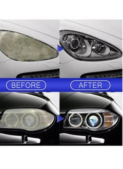 OUHOE Car Headlight Repair Fluid, Convenient Portable Auto Headlight Restoration Liquid, Long Lasting Innovative Headlight Repair Polish, Scratch Removal Spray for Head Light Lens, (1pc 100ml + Sponge)  - Image 4