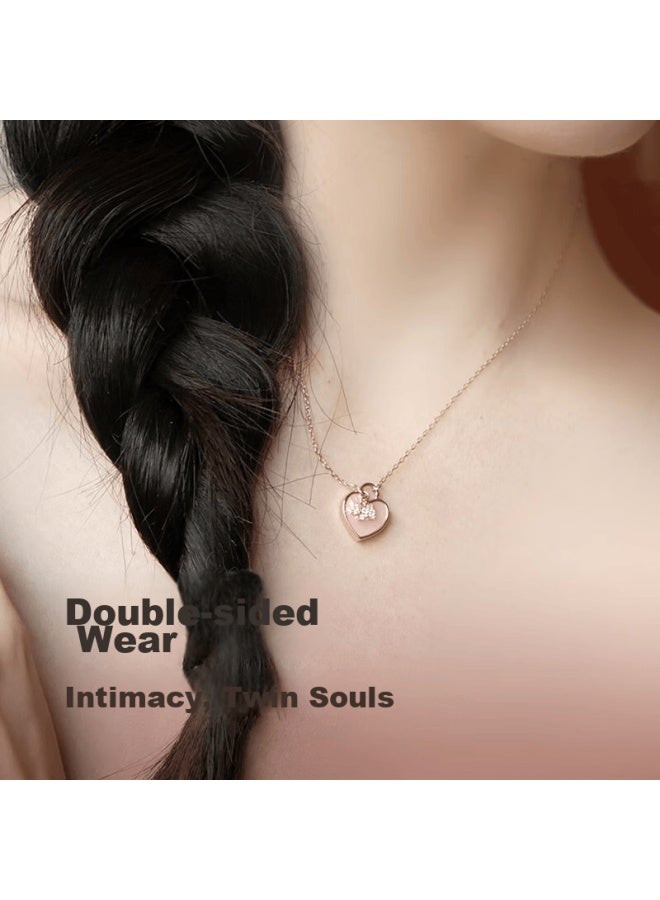 Agatha / Aijiasha Twin Series Dog Silver Necklace For Women, Birthday Gift For Girlfriend Or Wife, Elegant Pendant - Image 3