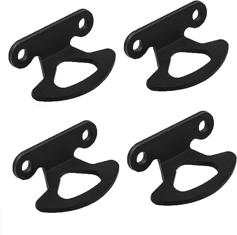 MOEBULB 4-Pack Tie Down Hooks Anchors Bracket Compatible for 2000-2017 Ford F150 Styleside 2004-2017 & Explorer Sport Trac 2001-2010 Bed Inner Hook Kits - Image 1