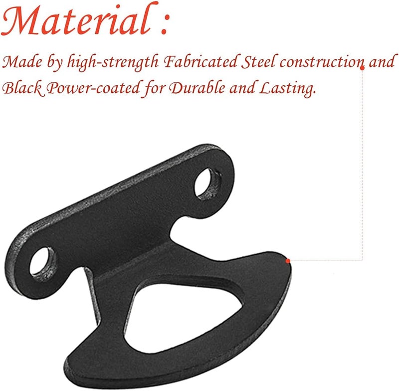 MOEBULB 4-Pack Tie Down Hooks Anchors Bracket Compatible for 2000-2017 Ford F150 Styleside 2004-2017 & Explorer Sport Trac 2001-2010 Bed Inner Hook Kits - Image 2