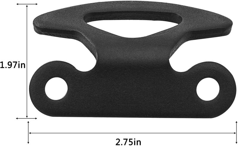 MOEBULB 4-Pack Tie Down Hooks Anchors Bracket Compatible for 2000-2017 Ford F150 Styleside 2004-2017 & Explorer Sport Trac 2001-2010 Bed Inner Hook Kits - Image 3