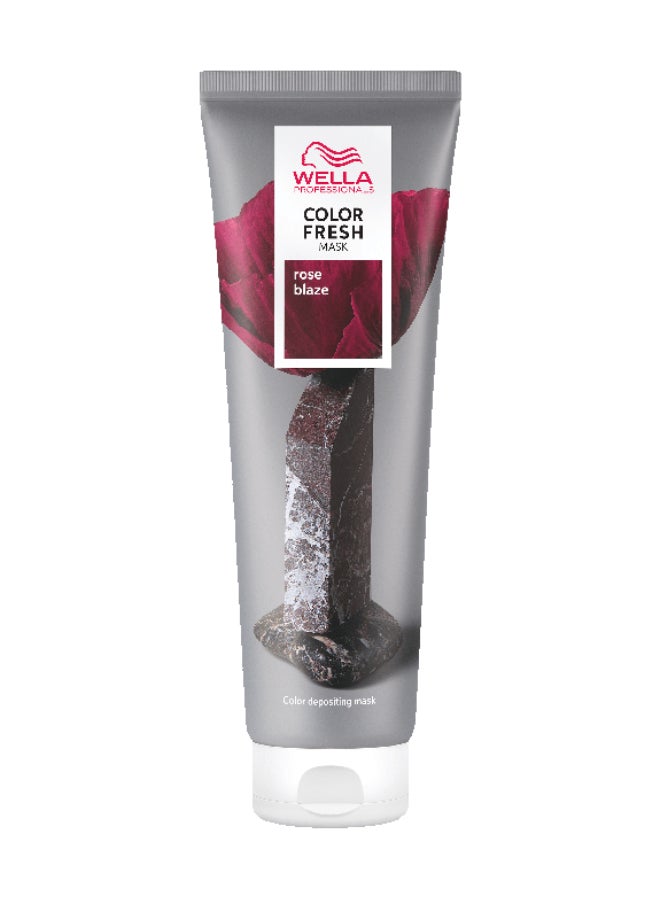 Wella Professionals Color Fresh Mask Shade Rose Blaze Hair Color 150Ml - Image 1