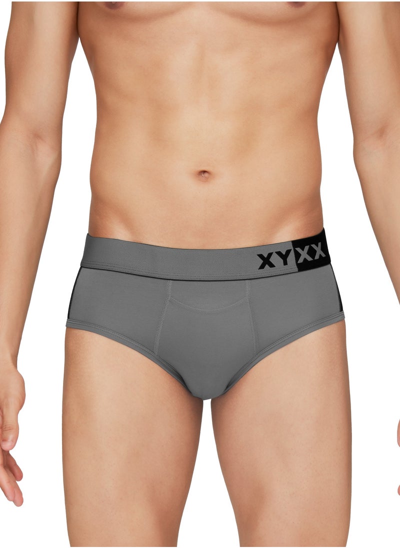 XYXX - Pack of 3 Dualist Intellisoft Micro Modal Color Blocked Colorblock Men Brief - Image 1