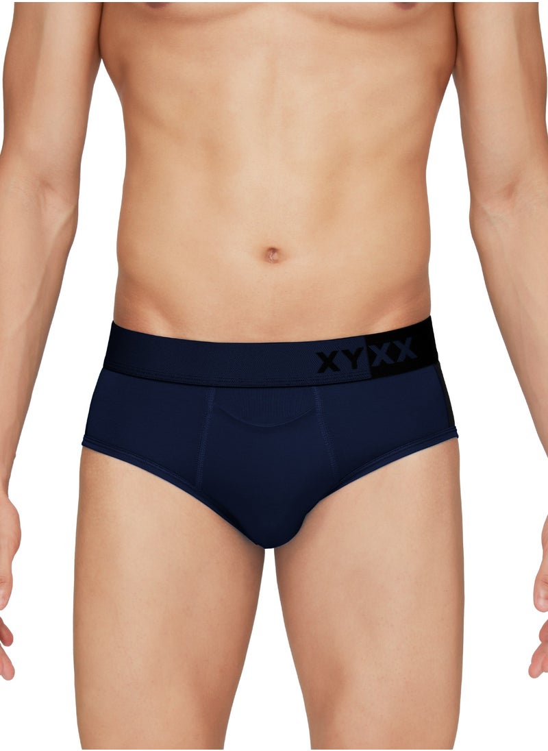 XYXX - Pack of 3 Dualist Intellisoft Micro Modal Color Blocked Colorblock Men Brief - Image 1