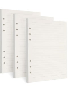 Generic A5 Refill Paper, A5 Loose Leaf Paper 135 Sheets (270 Pages) 6-Hole Filler Inserts Loose Leaf Paper for Refillable Binder Notebook Planner Diary Journals Painting Personal Organiser (White)  - Image 1