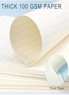 Generic A5 Refill Paper, A5 Loose Leaf Paper 135 Sheets (270 Pages) 6-Hole Filler Inserts Loose Leaf Paper for Refillable Binder Notebook Planner Diary Journals Painting Personal Organiser (White)  - Image 3