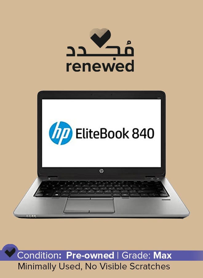 HP Renewed - Elitebook 840 G2 Laptop With 14Inch Display,Intel Dual-Core i5 Processor/4GB RAM/500 HDD/Window 10 Black - Image 1