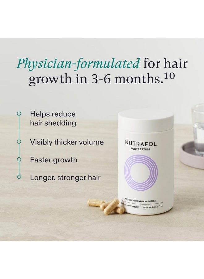 NUTRAFOL - Postpartum Hair Growth Supplements Clinically Tested For Visibly Thicker Hair And Less Shedding Breastfeedingfriendly 1 Month Supply - Image 1