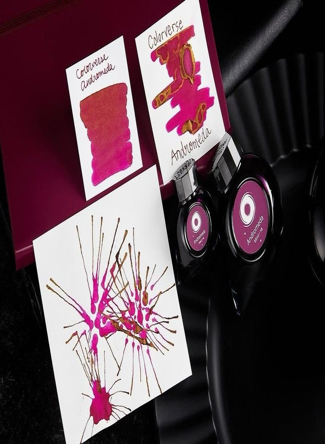 Colorverse Ink - Astrophysics - Andromeda (65ml & 15ml) Fountain Pen Ink - Image 3