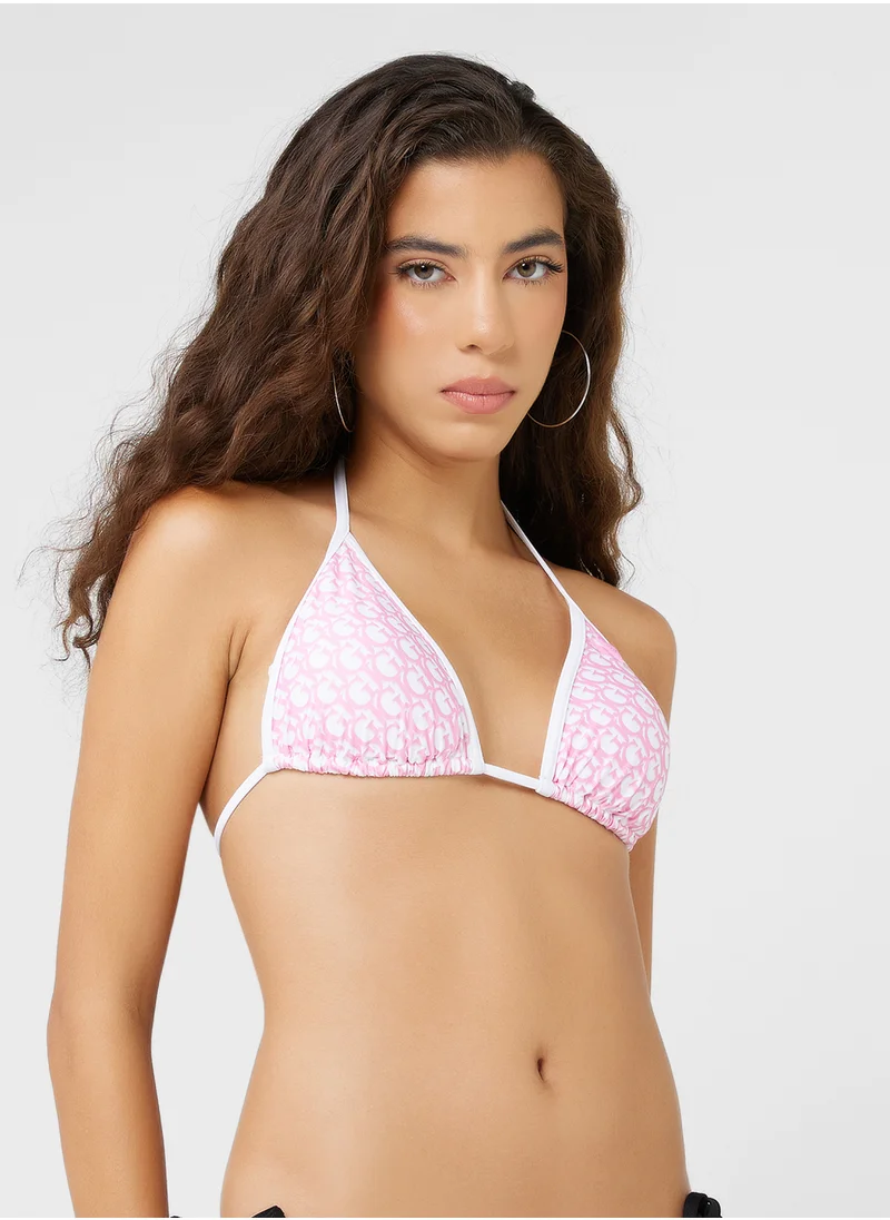 GUESS REMOVABLE PADDED TRI - RECYCLED MATTE MICROFIBER