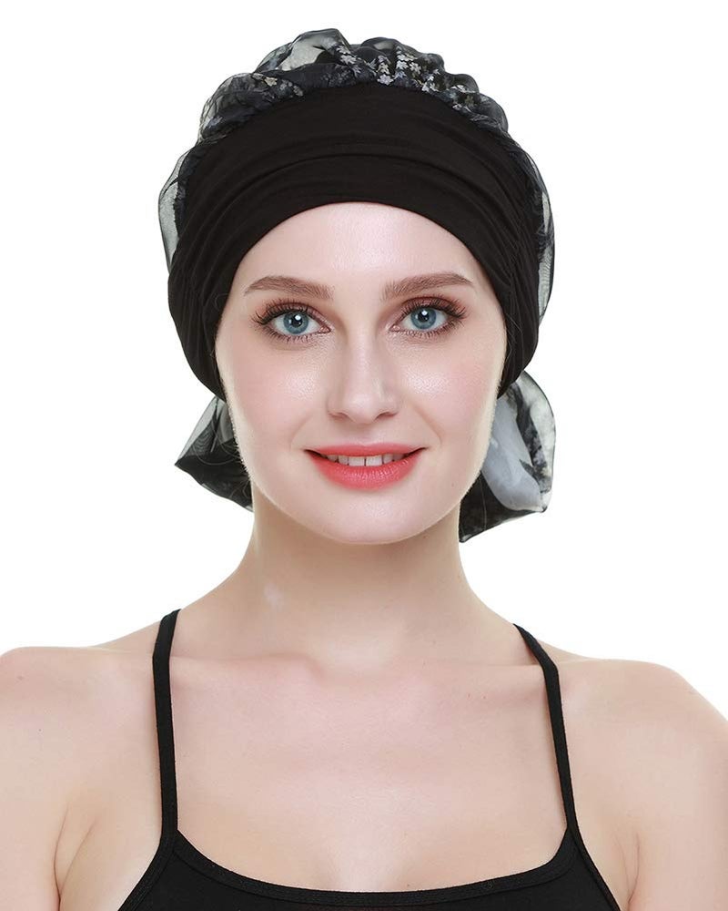 FocusCare Headwraps Scarves for Chemo Patients Cancer Women Headwear Cap for Hair Loss - Image 4