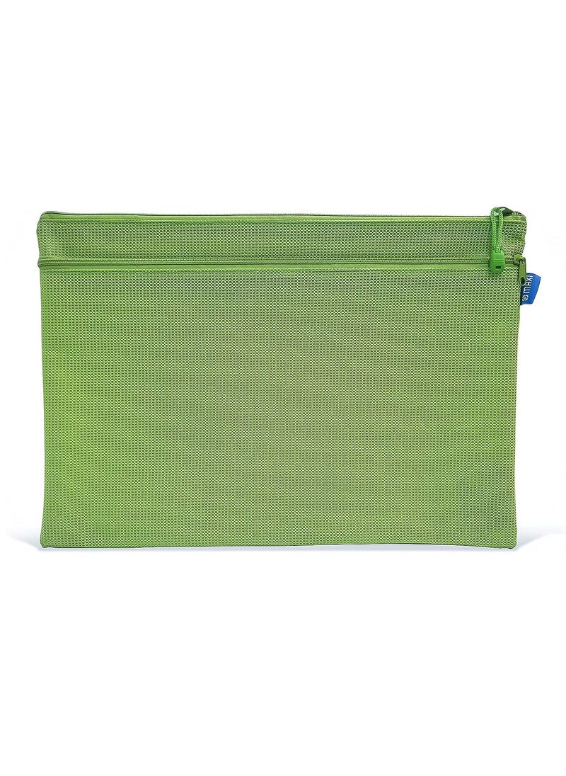 Maxi - MAXI A4 DOUBLE ZIPPER BAG, Assorted Colour - Image 1