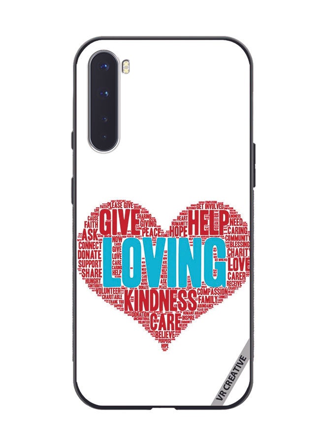 VR CREATIVE Protective Case Cover For OnePlus Nord Love Design Multicolour - Image 1