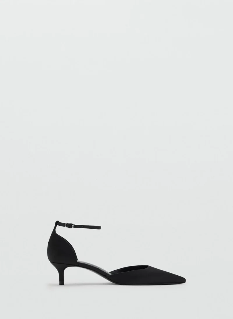 مانجو Kitten-heeled shoes with ankle strap