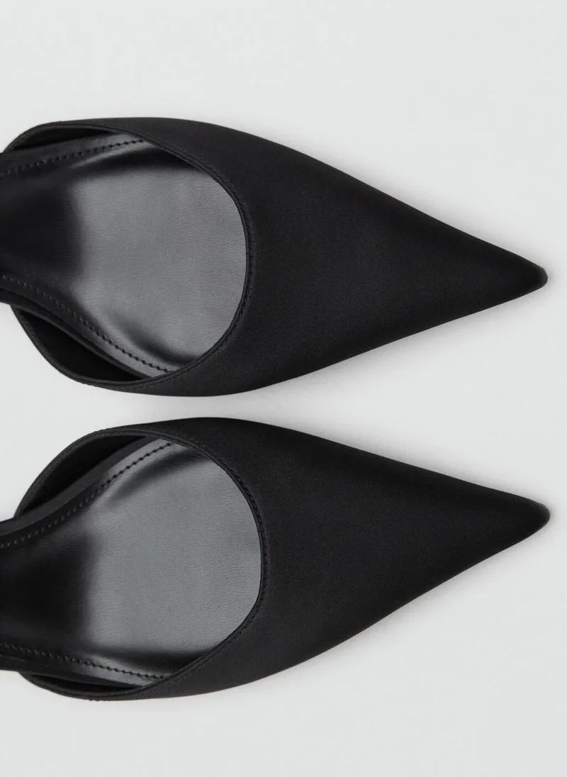 MANGO Kitten-heeled shoes with ankle strap