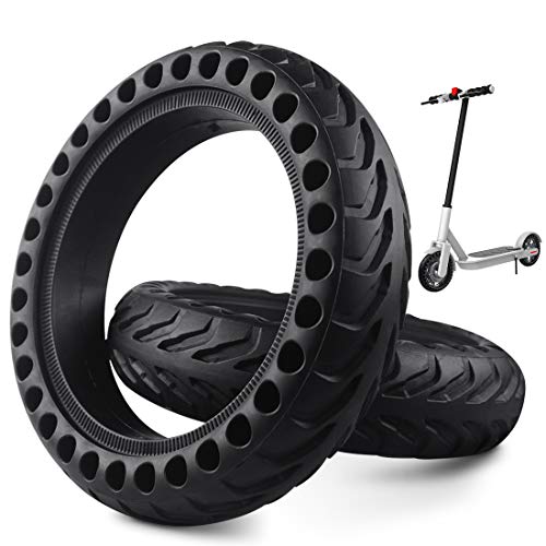 FOXNSK 8.5 Inch Solid Tire Tyre for Xiaomi mijia M365, Front/Rear Rubber Tire Wheel Replacement for Electric Scooter 8 1/2x2 Anti-slip （2 pack） - Image 1