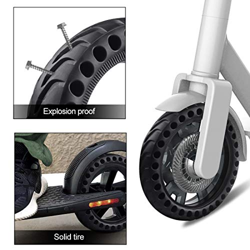 FOXNSK 8.5 Inch Solid Tire Tyre for Xiaomi mijia M365, Front/Rear Rubber Tire Wheel Replacement for Electric Scooter 8 1/2x2 Anti-slip （2 pack） - Image 5