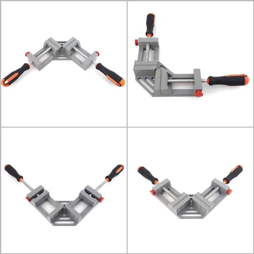 Inditrust 1pc Double Handle Quick Release Corner Clamp, 90 Degree Right Angle Corner Clamp with Adjust - Image 3