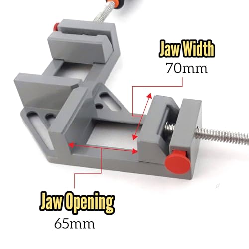 Inditrust 1pc Double Handle Quick Release Corner Clamp, 90 Degree Right Angle Corner Clamp with Adjust - Image 4