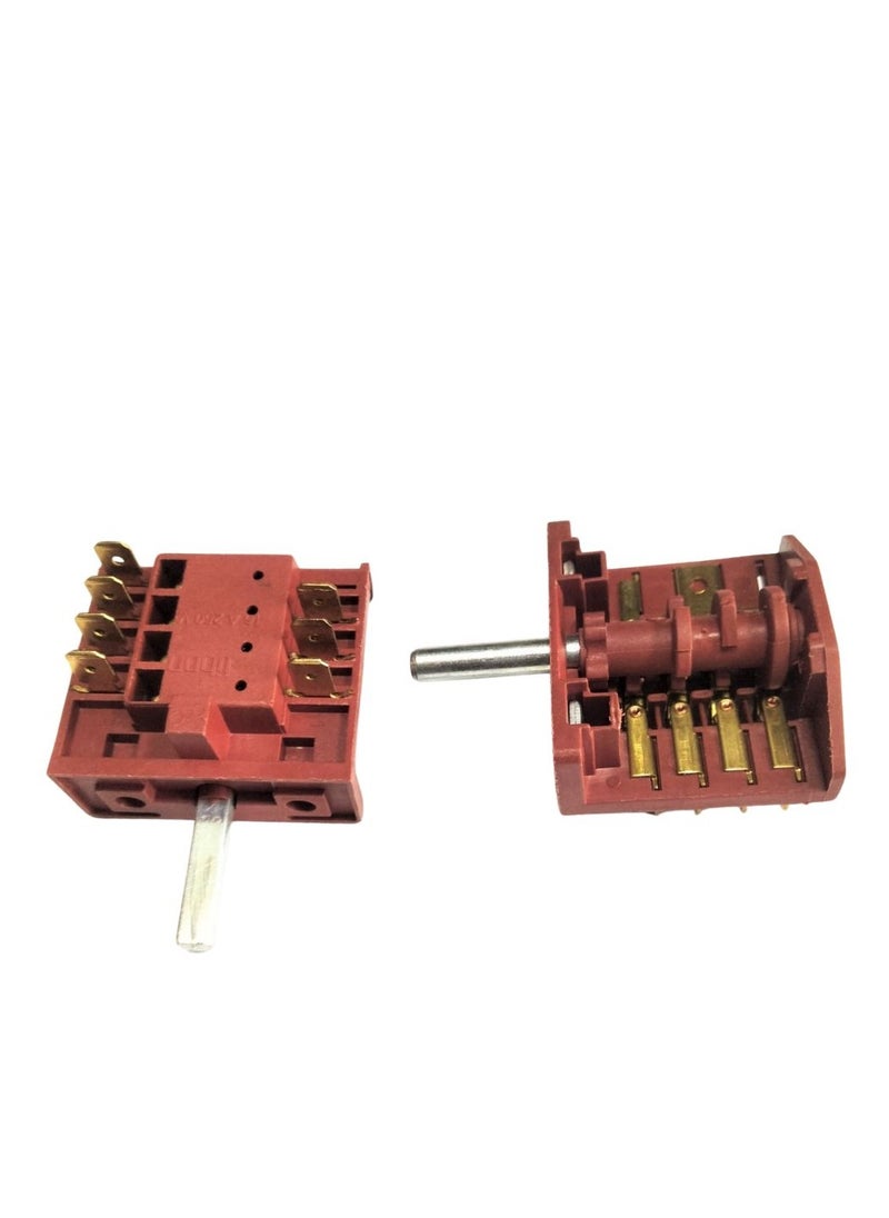 Generic Rotary Selector Switch 4-3 Pin Clock Wise Rotation  16A 250V Heat Resistance Mechanical Rotary Switch for Oven with or Without  - Image 2
