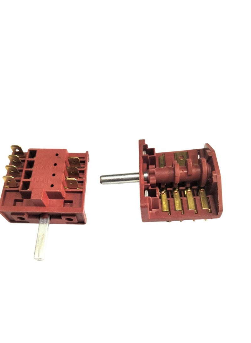 Generic Rotary Selector Switch 4-3 Pin Clock Wise Rotation  16A 250V Heat Resistance Mechanical Rotary Switch for Oven with or Without  - Image 4
