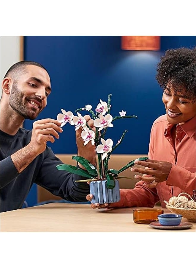 Orchid Set for Adults - Collectible Model Building with Fake Flowers, Creative Hobbies and Gift Ideas for Him and Her - Multicolor  - Image 5