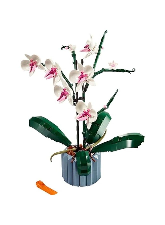 Orchid Set for Adults - Collectible Model Building with Fake Flowers, Creative Hobbies and Gift Ideas for Him and Her - Multicolor  - Image 1