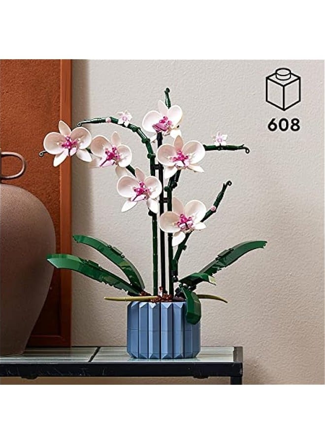 Orchid Set for Adults - Collectible Model Building with Fake Flowers, Creative Hobbies and Gift Ideas for Him and Her - Multicolor  - Image 4