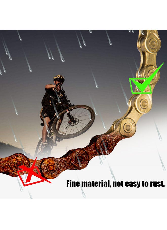NIBEMINENT Bicycle Chain for 9 Speed 19X6X0.6cm  - Image 4