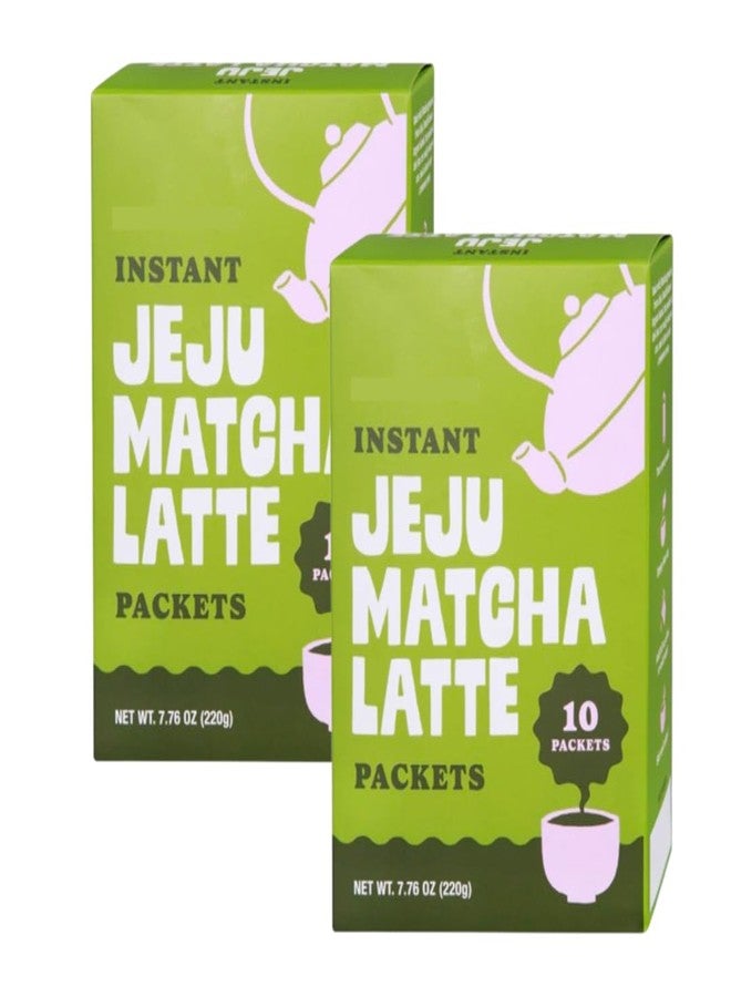 Trader Js Instant Jeju Maccha Latte Packets 10 packets/box NET WT. 7.76 oz (220g) (2 COUNT) - Image 1