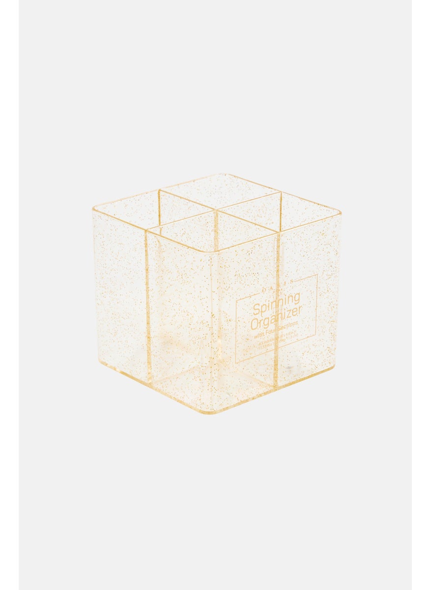 Oasis Spinning Organizer With Four Sections, Transparent  - Image 2