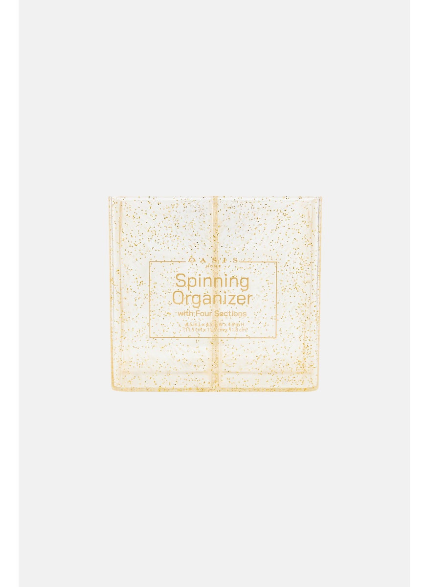 Oasis Spinning Organizer With Four Sections, Transparent  - Image 1
