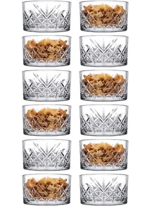 Paşabahçe 12 Li Timeless Glass Snack Bowl Set 235 cc