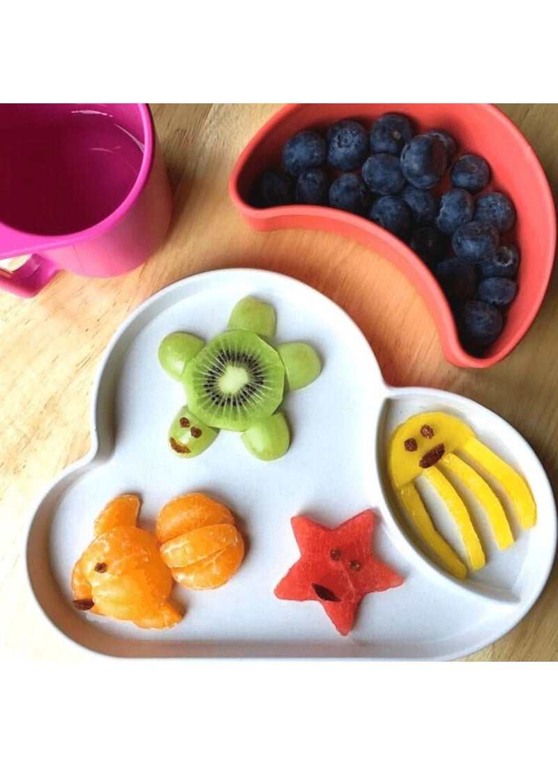 TUM TUM Tumtum Bamboo Dinnerware Set Pink / Orange  - Image 5