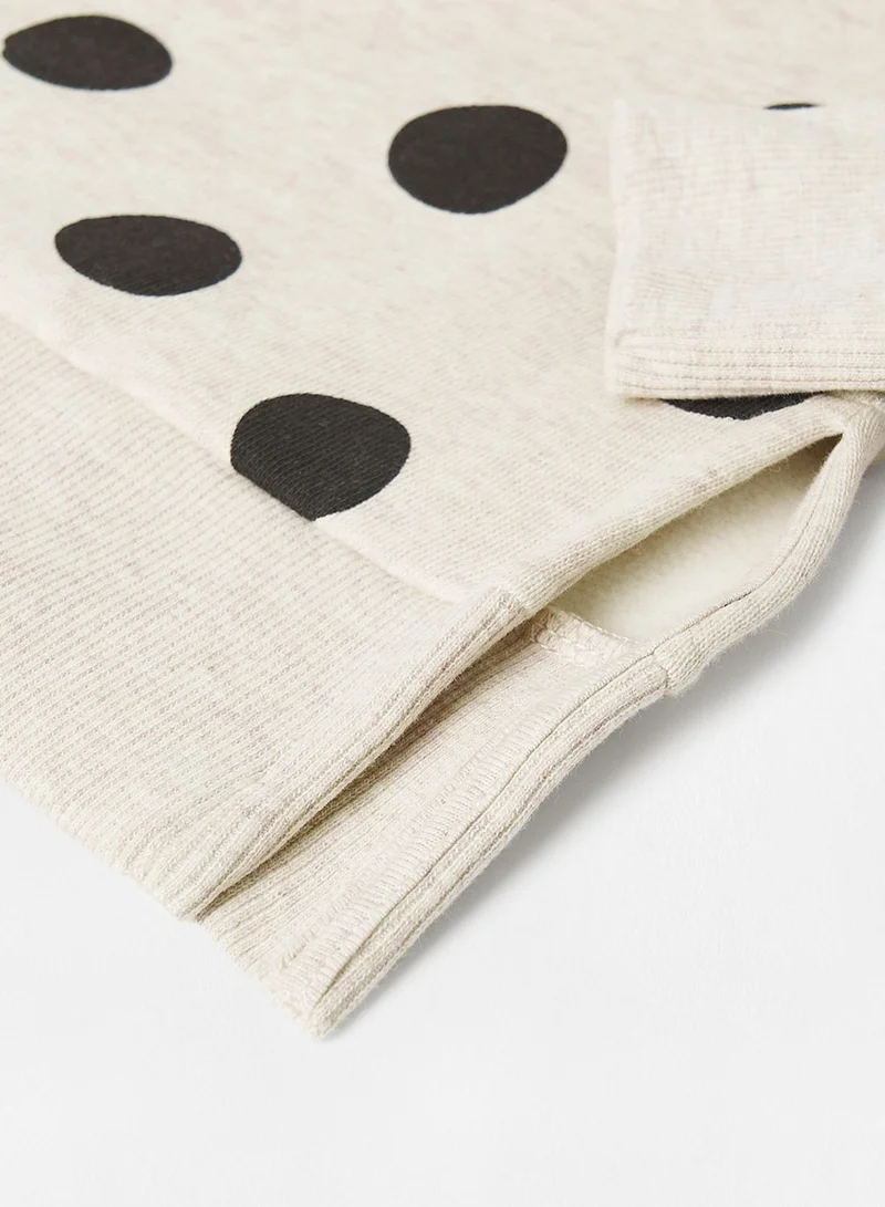 MANGO Infant Polka Dot Print Sweatshirt
