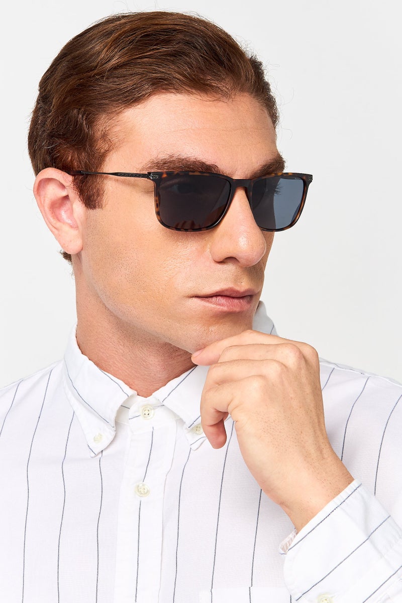 INVU Men B2209 Rectangular Sunglasses, Multicolor - Image 2