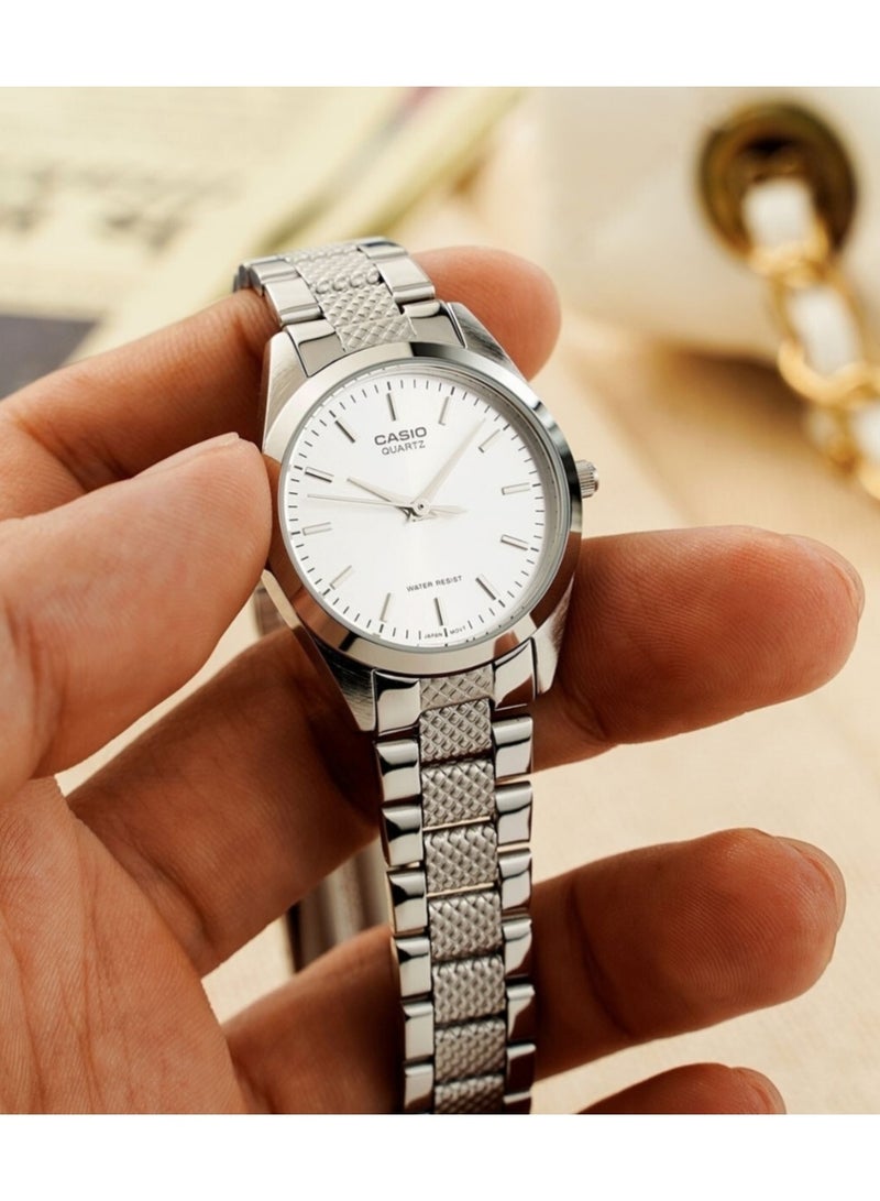 Casio Womens Watch - Analog Display stainless steel band LTP-1274D-7ADF - Image 3