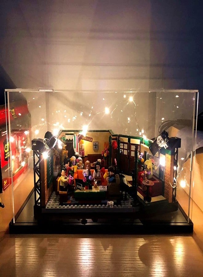 WANLIAN Lego Display Case for Lego Ideas 21319 Friends Central Perk Building Kit,Dustproof Display Box Showcase for Ideas Seinfeld 21328, Ideas Big Bang Theory 21302(NOT Included The Model) - Image 5