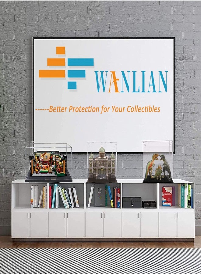 WANLIAN Lego Display Case for Lego Ideas 21319 Friends Central Perk Building Kit,Dustproof Display Box Showcase for Ideas Seinfeld 21328, Ideas Big Bang Theory 21302(NOT Included The Model) - Image 2